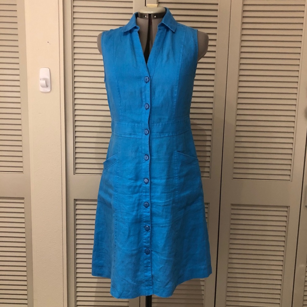 ANNI KUAN Turquoise Dress